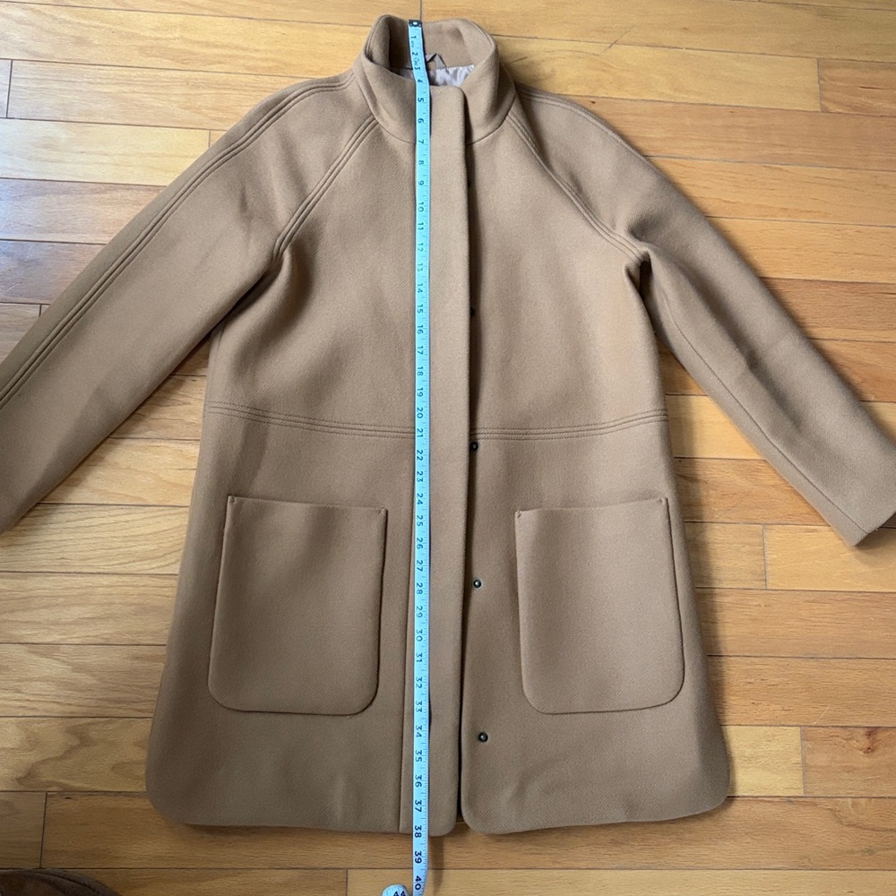 Madewell Wool Cashmere… Blend Camel coat size - Picture 13 of 15